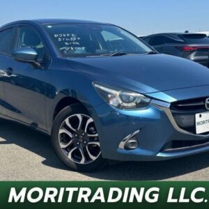 2019 Mazda Demio blue diesel used car Japan export
