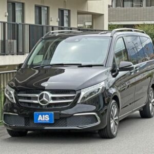 2020 Mercedes Benz V-Class black diesel used car Japan export
