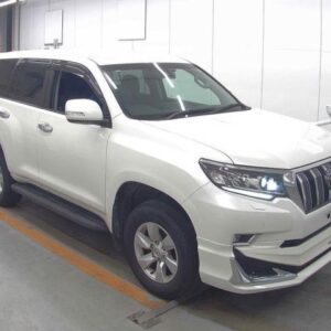 2021 Toyota Land Cruiser Prado pearl diesel used car Japan export