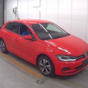 2021 Volkswagen Polo red gasoline used car Japan export