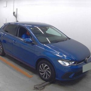 2024 Volkswagen Polo blue gasoline used car Japan export
