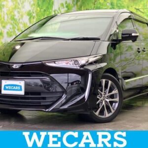2016 Toyota Estima black gasoline used car Japan export