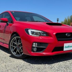 2015 Subaru Wrx Sti red gasoline used car Japan export