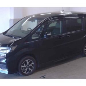 2017 Honda Stepwagon Spada black gasoline used car Japan export