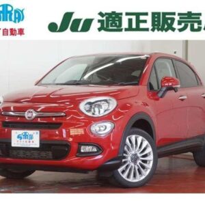 2017 Fiat 500X red gasoline used car Japan export