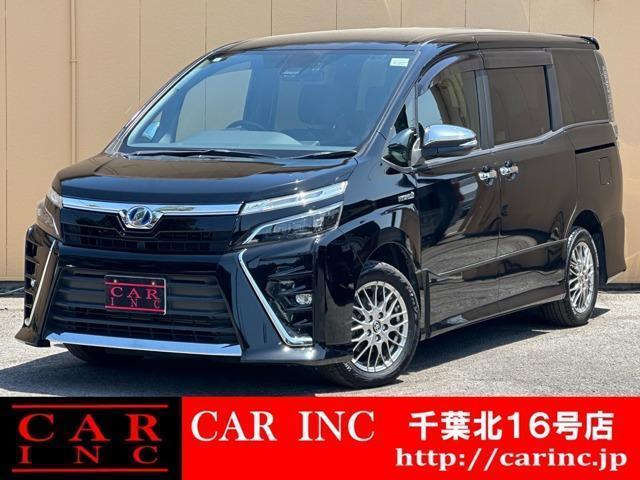 Ref:AUX-24050709 TOYOTA VOXY 2018 1 2018 Toyota Voxy black hybrid used car Japan export