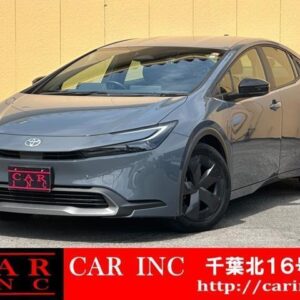 2023 Toyota Prius gray hybrid used car Japan export