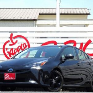 2021 Toyota Prius black gasoline used car Japan export