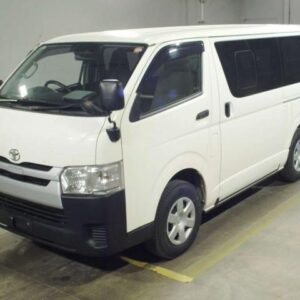 2020 Toyota Hiace Van white diesel used car Japan export