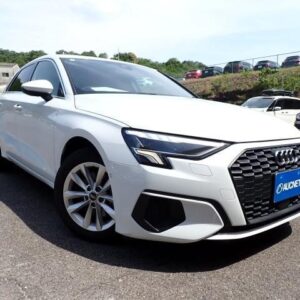 2021 Audi A3 white hybrid used car Japan export