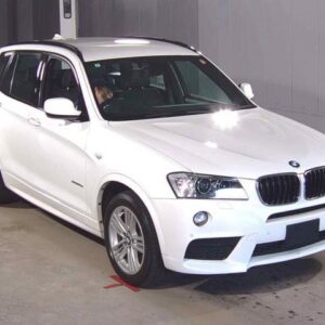 2014 Bmw X3 white diesel used car Japan export