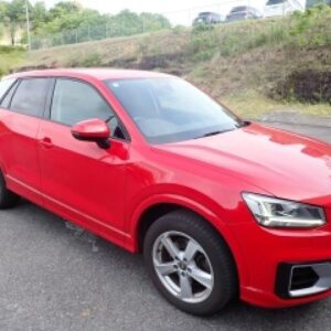 2018 Audi Q2 red gasoline used car Japan export