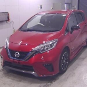 2019 Nissan Note red gasoline used car Japan export
