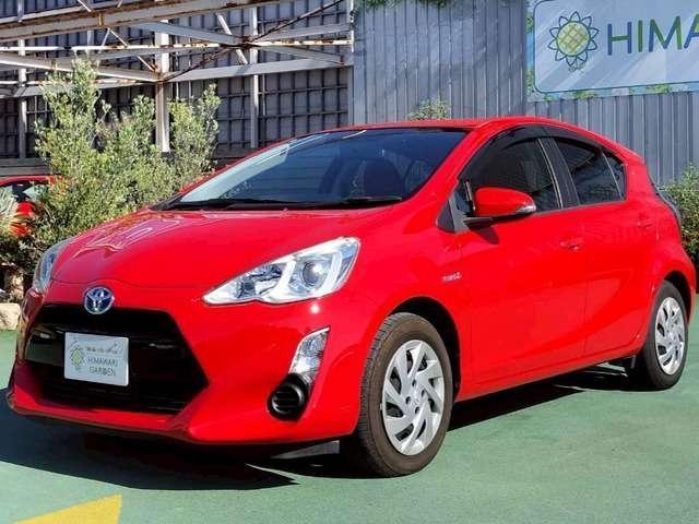 Ref:AUX-24056023 TOYOTA AQUA 2015 1 2015 Toyota Aqua red hybrid used car Japan export