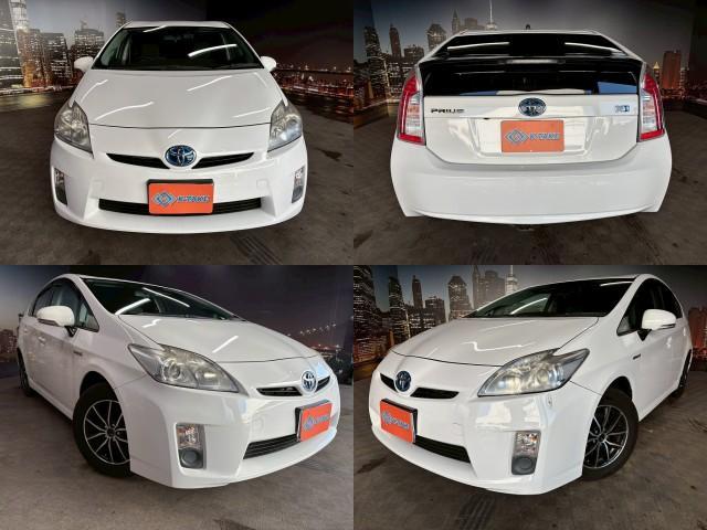 Ref:AUX-24056045 TOYOTA PRIUS 2010 1 2010 Toyota Prius white gasoline used car Japan export