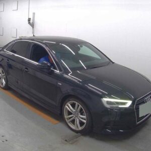2017 Audi A3 Sedan black gasoline used car Japan export