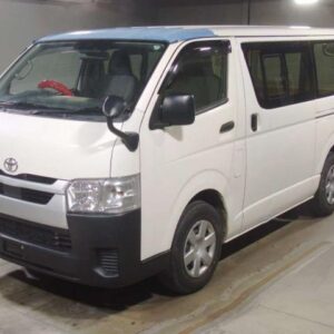 2022 Toyota Hiace Van white diesel used car Japan export