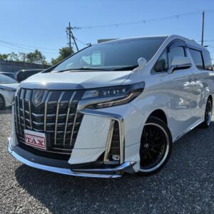 2021 Toyota Alphard pearl gasoline used car Japan export