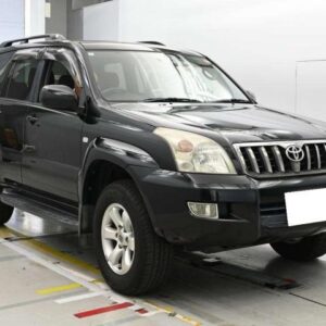 2008 Toyota Land Cruiser Prado black gasoline used car Japan export