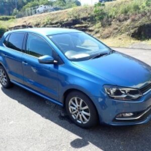 2017 Volkswagen Polo blue gasoline used car Japan export