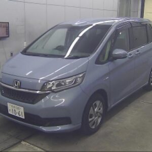 2022 Honda Freed Hybrid blue gasoline used car Japan export