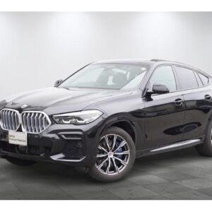 2022 Bmw X6 black hybrid used car Japan export