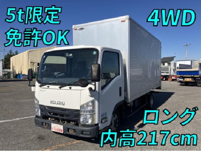 Ref:AUX-24064877 ISUZU ELF TRUCK 2016 1 2016 Isuzu Elf Truck white diesel used car Japan export