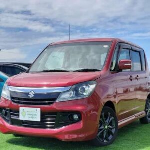 2014 Suzuki Solio Bandit red gasoline used car Japan export