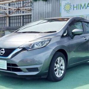 2018 Nissan Note gray hybrid used car Japan export