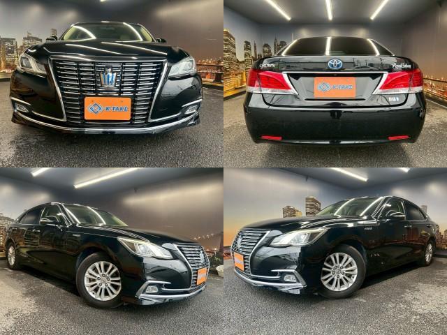 Ref:AUX-24069902 TOYOTA CROWN HYBRID 2013 1 2013 Toyota Crown Hybrid black gasoline used car Japan export