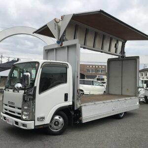 2010 Isuzu Elf Truck white diesel used car Japan export