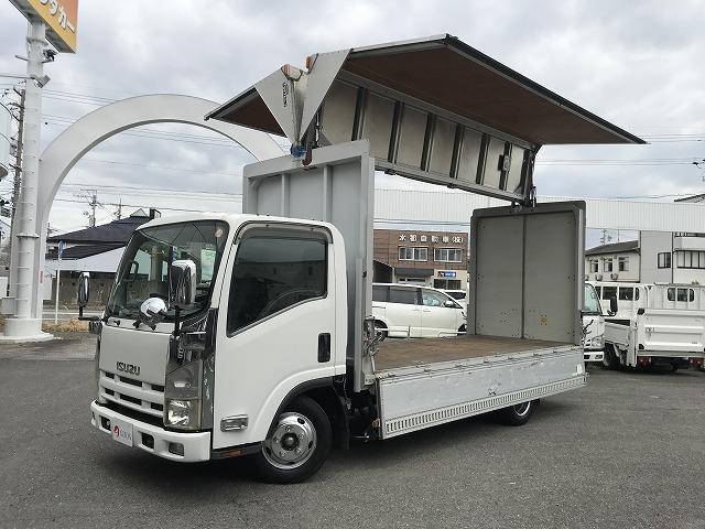 Ref:AUX-24070011 ISUZU ELF TRUCK 2010 1 2010 Isuzu Elf Truck white diesel used car Japan export