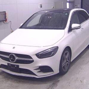 2019 Mercedes Benz B-Class white gasoline used car Japan export