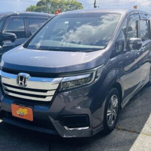 2019 Honda Stepwagon Spada gunmetal gasoline used car Japan export