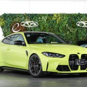 2021 Bmw M4 yellow gasoline used car Japan export