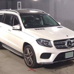 2017 Mercedes Benz Gls white diesel used car Japan export