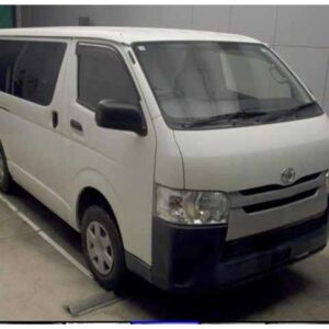 2017 Toyota Hiace Van white diesel used car Japan export
