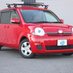 2014 Toyota Sienta red gasoline used car Japan export