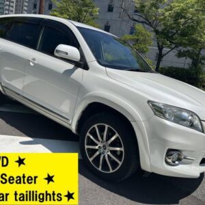 2013 Toyota Vanguard pearl gasoline used car Japan export