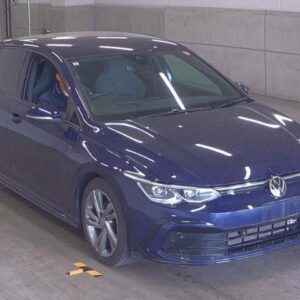 2021 Volkswagen Golf blue gasoline used car Japan export