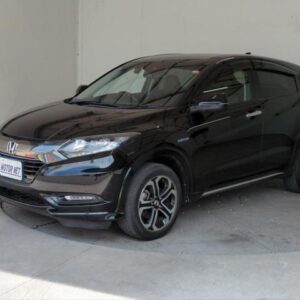 2016 Honda Vezel black hybrid used car Japan export