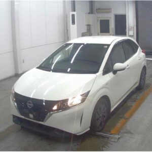2023 Nissan Note white gasoline used car Japan export