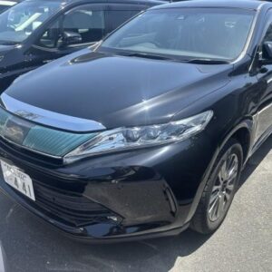 2018 Toyota Harrier black gasoline used car Japan export
