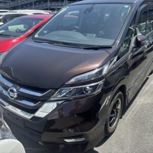 2017 Nissan Serena tea gasoline used car Japan export