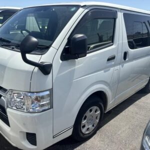 2021 Toyota Hiace Van white diesel used car Japan export