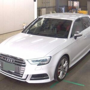 2018 Audi S3 white gasoline used car Japan export