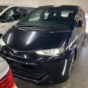2017 Toyota Estima black gasoline used car Japan export