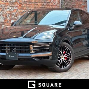 2024 Porsche Cayenne Coupe black gasoline used car Japan export