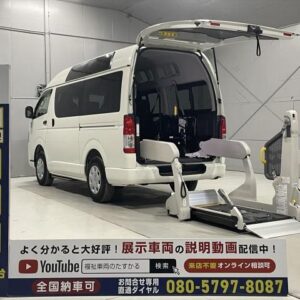 2026 Toyota Hiace Van white diesel used car Japan export