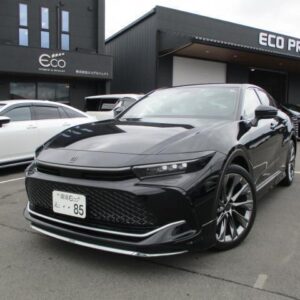 2022 Toyota Crown Crossover black hybrid used car Japan export